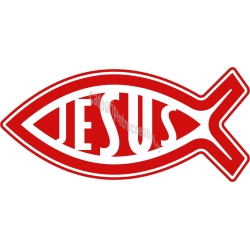 Sticker Peste dimensiune mare, Jesus